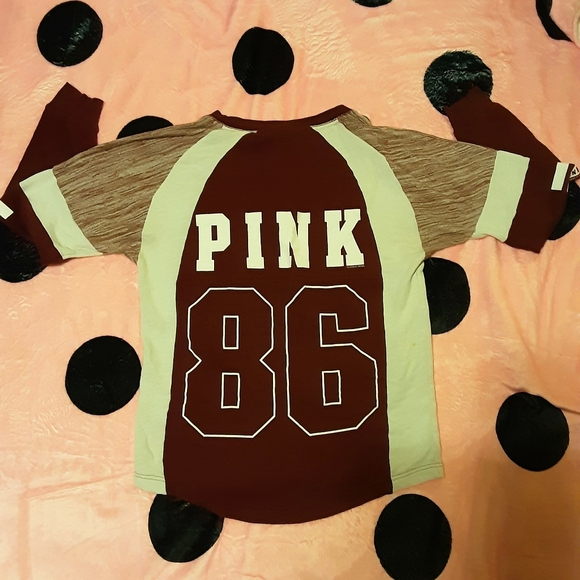 Pink Victoria's Secret Varsity Crew Pullover XS - Picture 4 of 5
